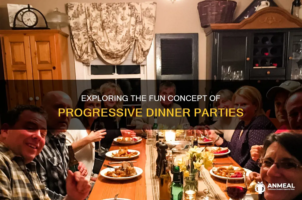 what is a progressive dinner party