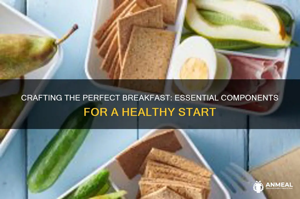 what is a proper breakfast cosist of