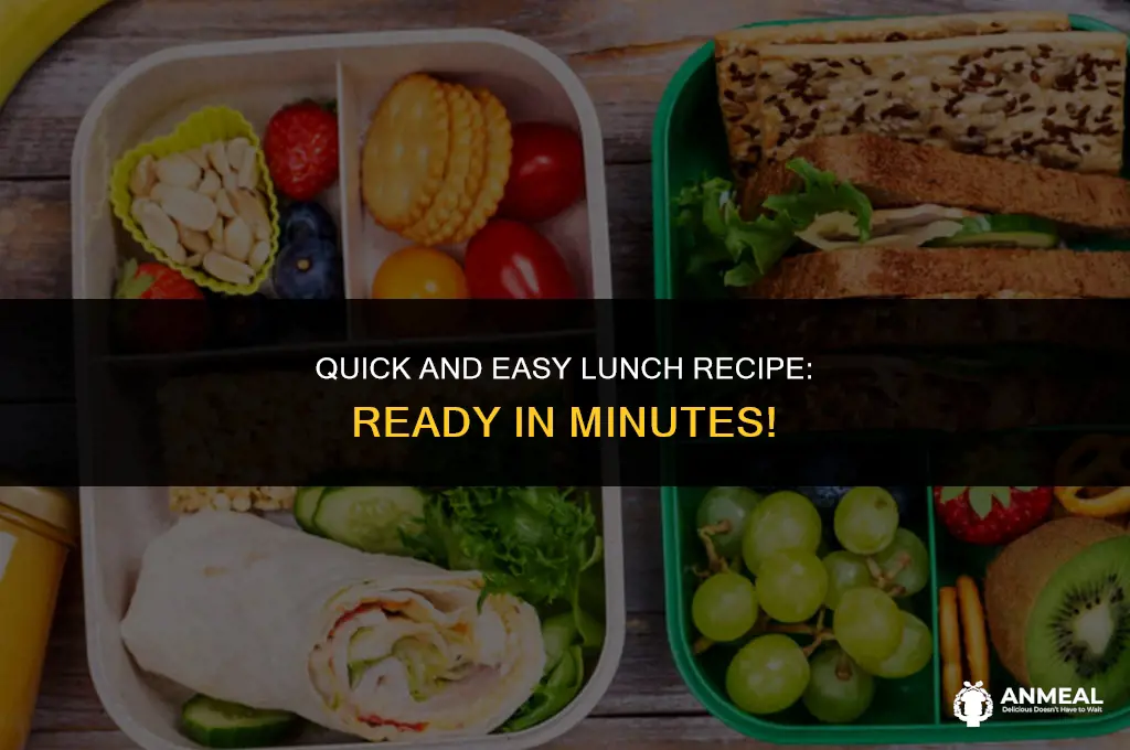 what is a quick lunch recipe