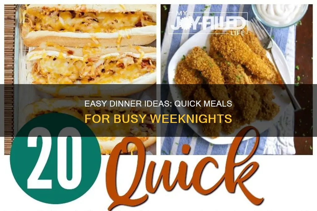 what is a quick meal for dinner