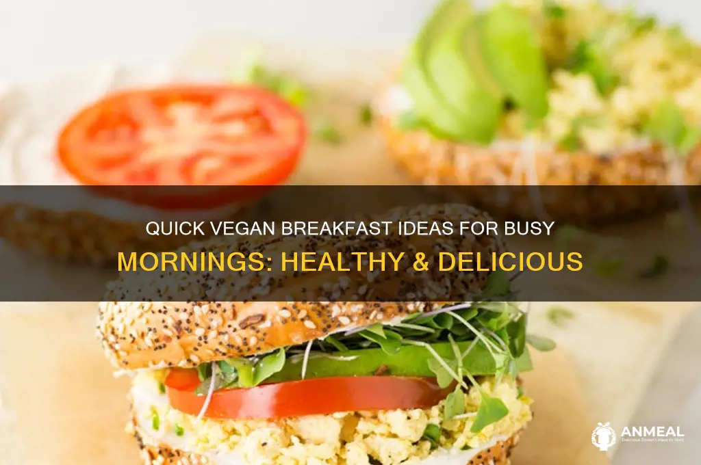 what is a quick vegan breakfast