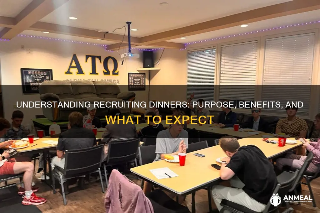 what is a recruiting dinner