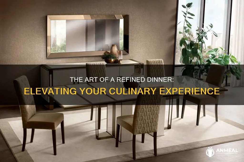 what is a refined dinner