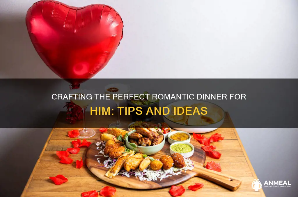 what is a romantic dinner for him