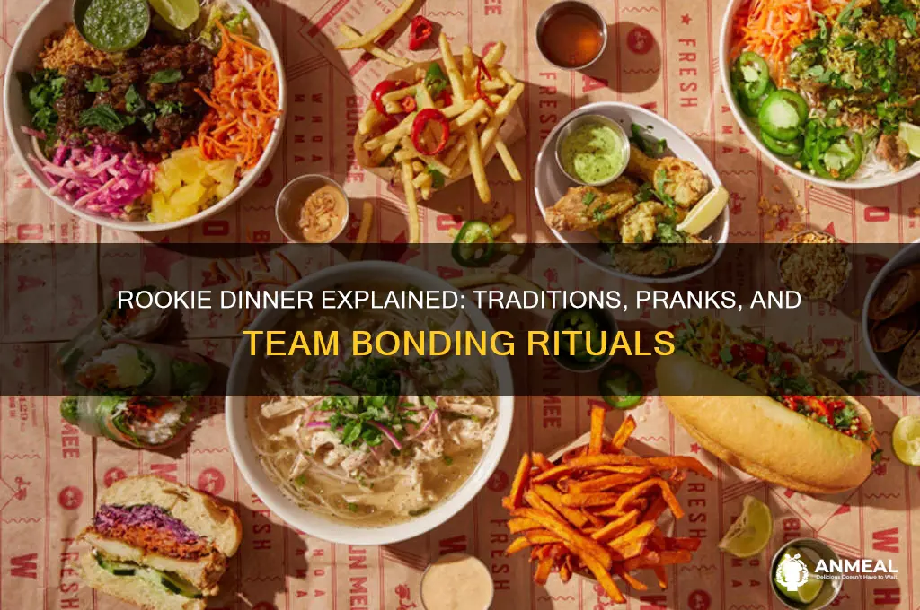 what is a rookie dinner