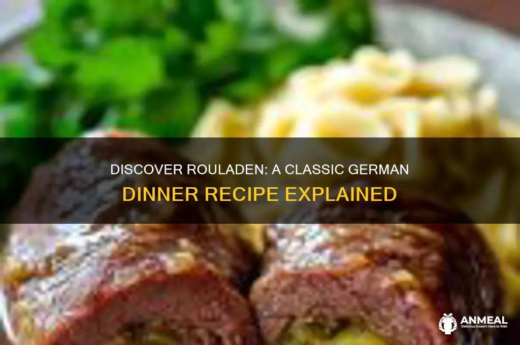 what is a rouladen german dinner