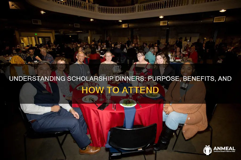 what is a scholarship dinner