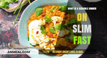 Slim Fast Dinner Ideas: Healthy, Sensible Meals for Weight Loss