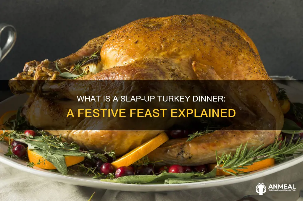 what is a slap up turkey dinner