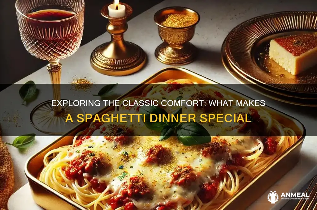 what is a spaghetti dinner