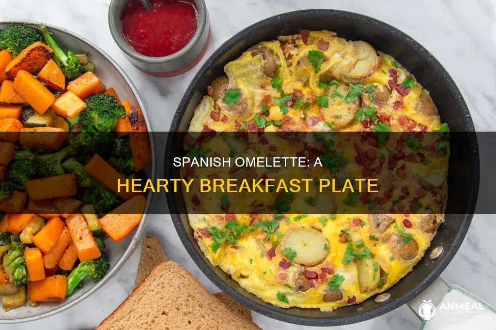 what is a spanish omelette breakfast plate
