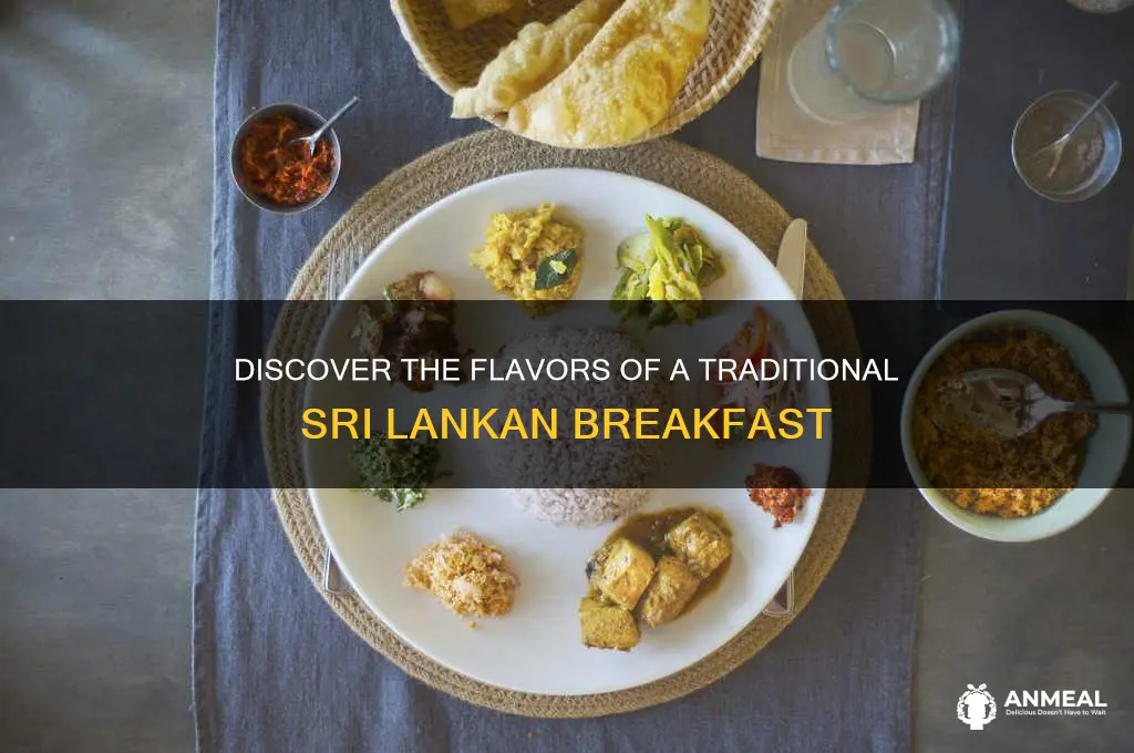 what is a sri lankan breakfast