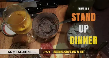Understanding the Concept of a Stand-Up Dinner: A Modern Twist