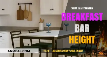Ideal Breakfast Bar Height: A Guide to Perfect Counter Design