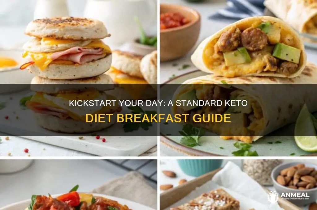 what is a standard keto diet breakfast