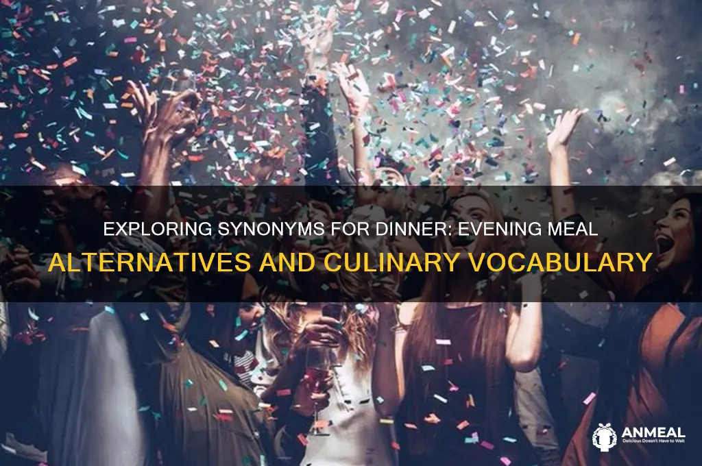 what is a synonym for dinner