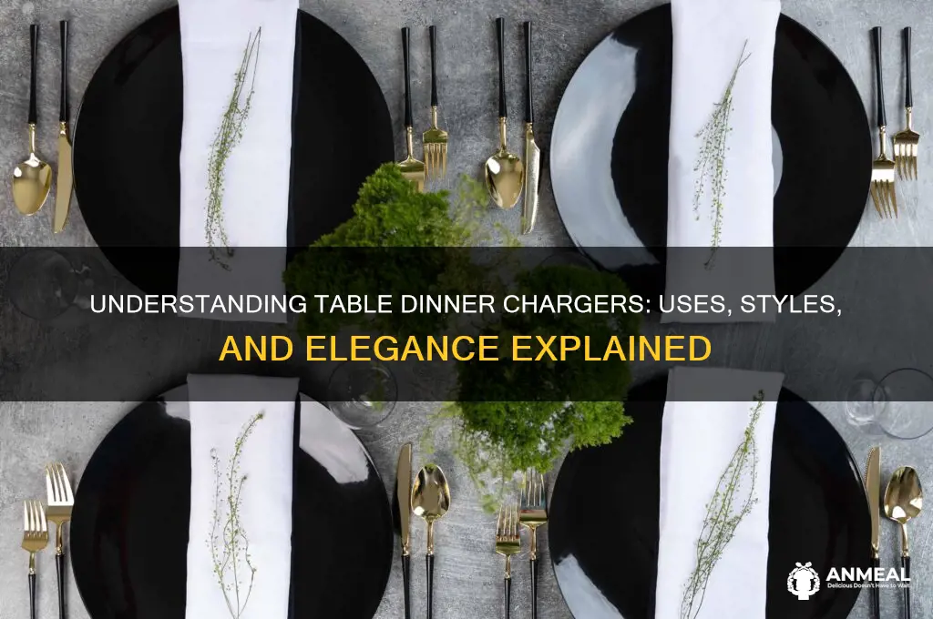 what is a table dinner charger