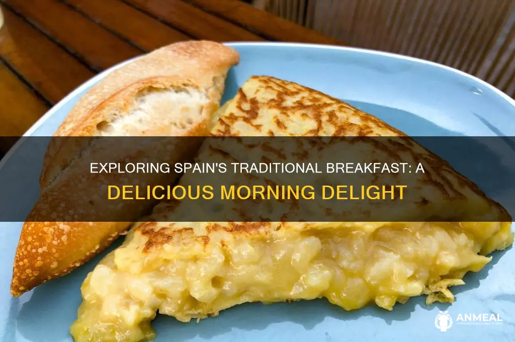 what is a traditional breakfast in spain
