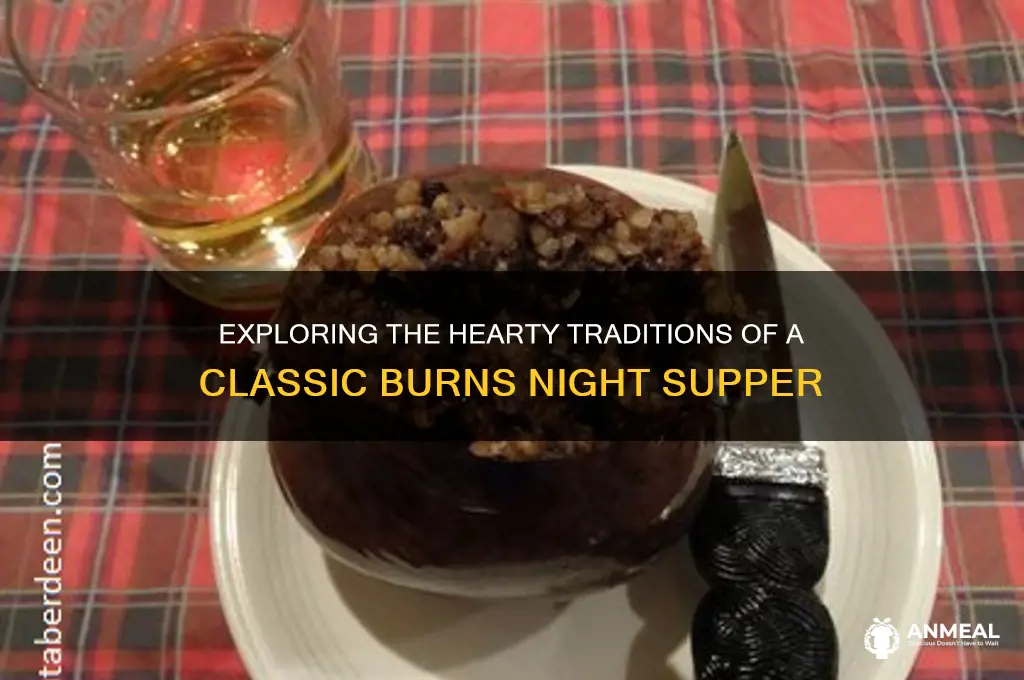 what is a traditional burns night dinner