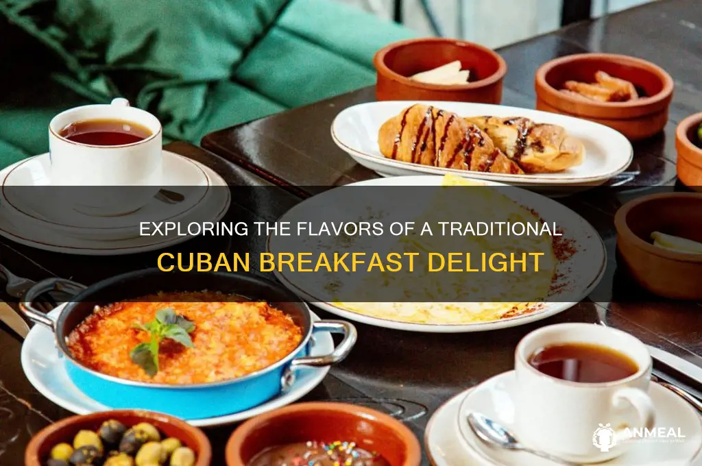 what is a traditional cuban breakfast