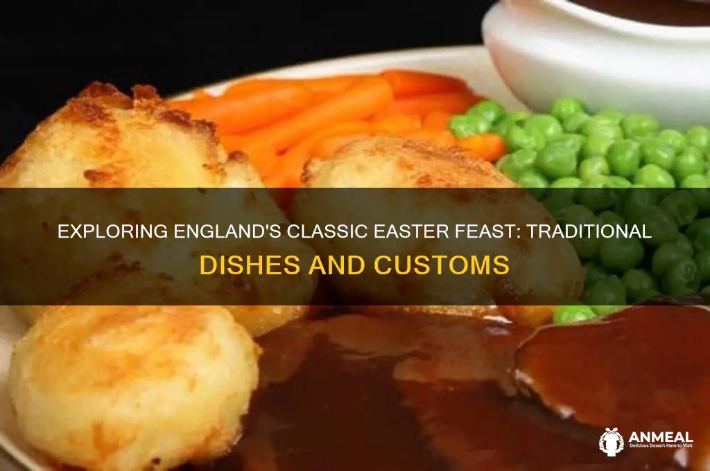 what is a traditional easter dinner in england