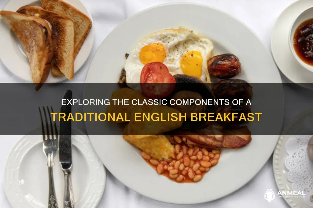 what is a traditional english breakfast consist of