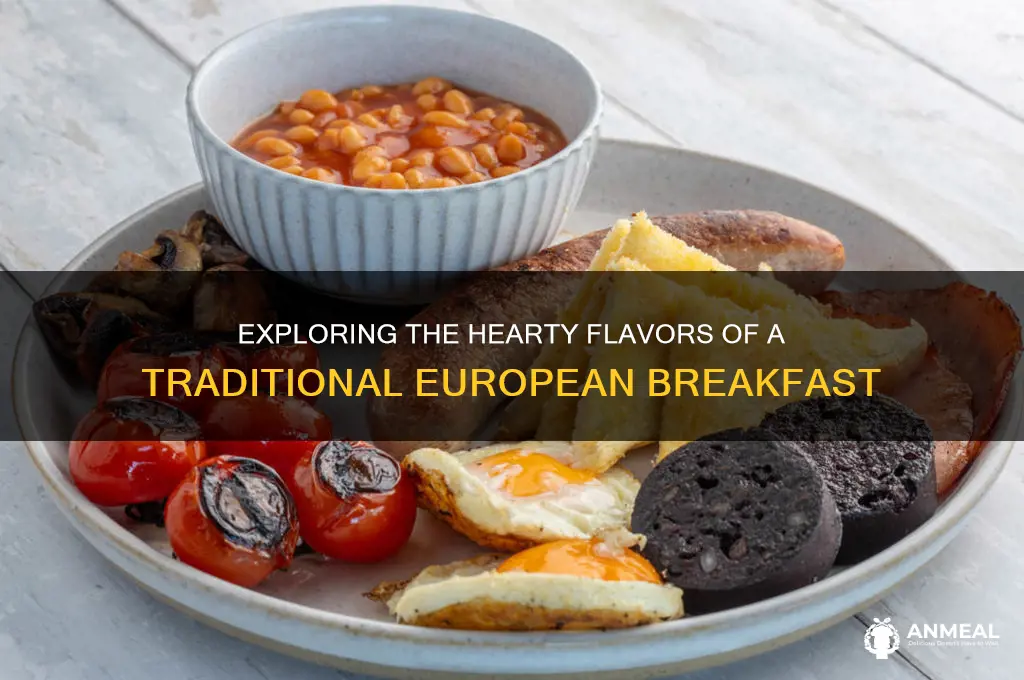 what is a traditional european breakfast