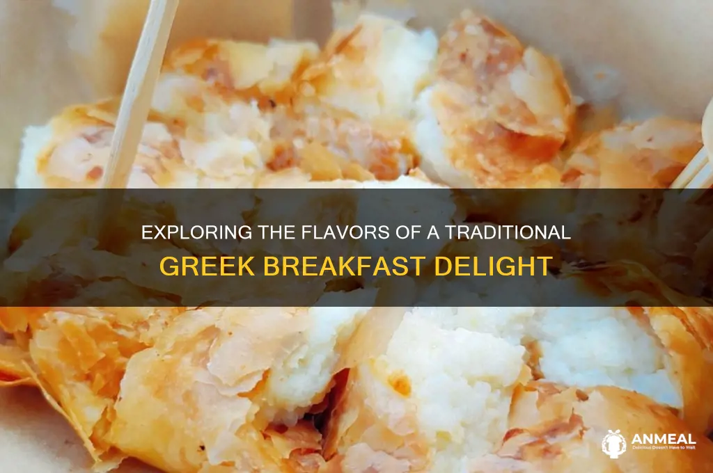what is a traditional greek breakfast