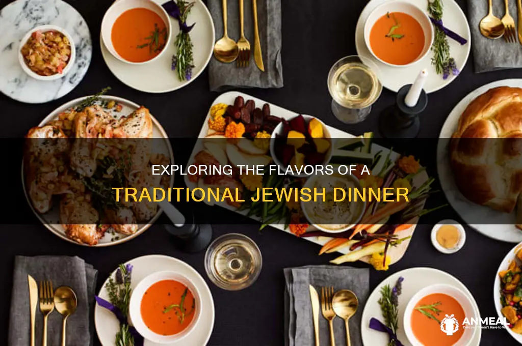what is a traditional jewish dinner