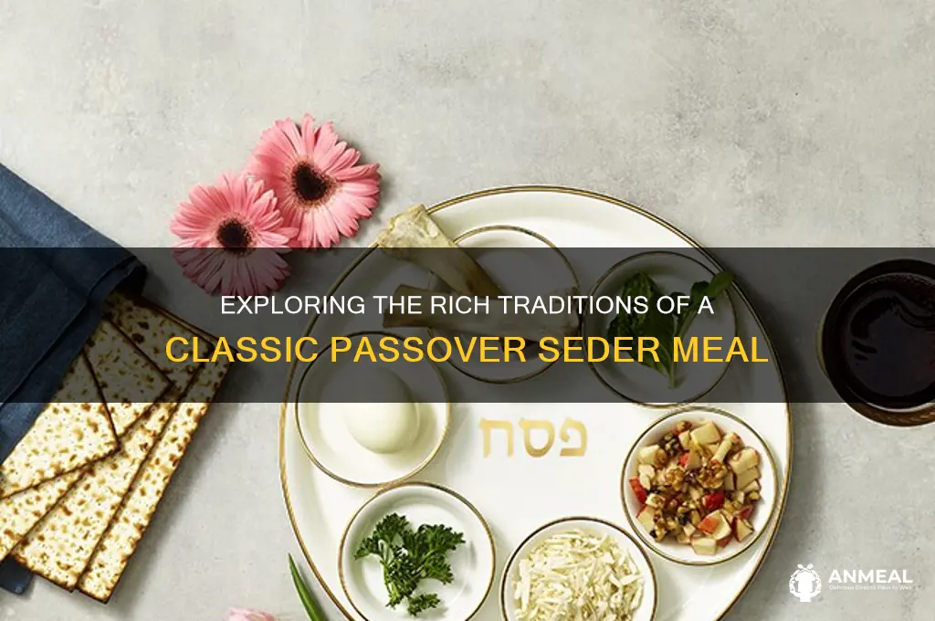 what is a traditional passover dinner