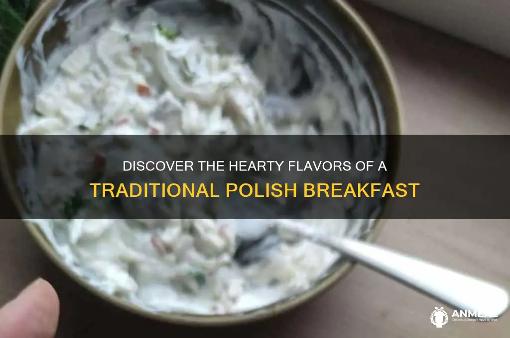 what is a traditional polish breakfast