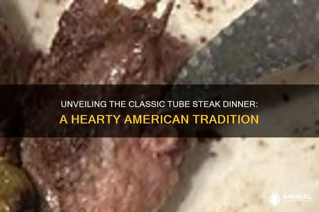 what is a tube steak dinner