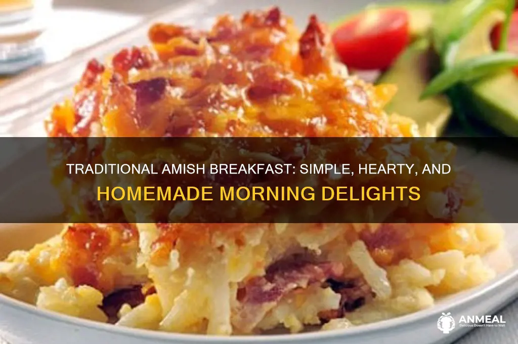 what is a typical amish breakfast meal