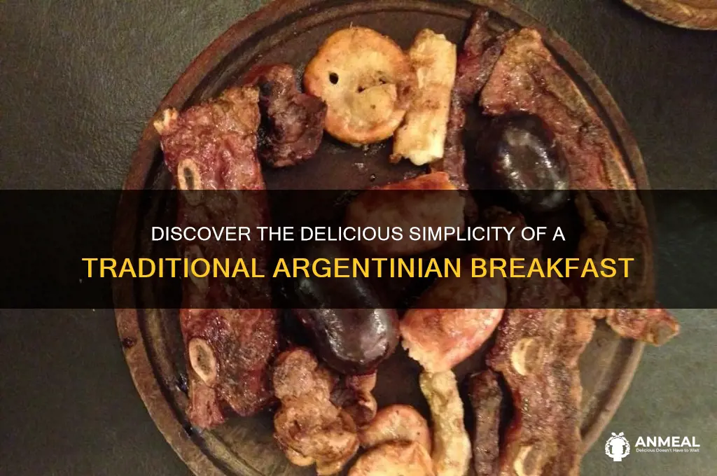 what is a typical argentinian breakfast
