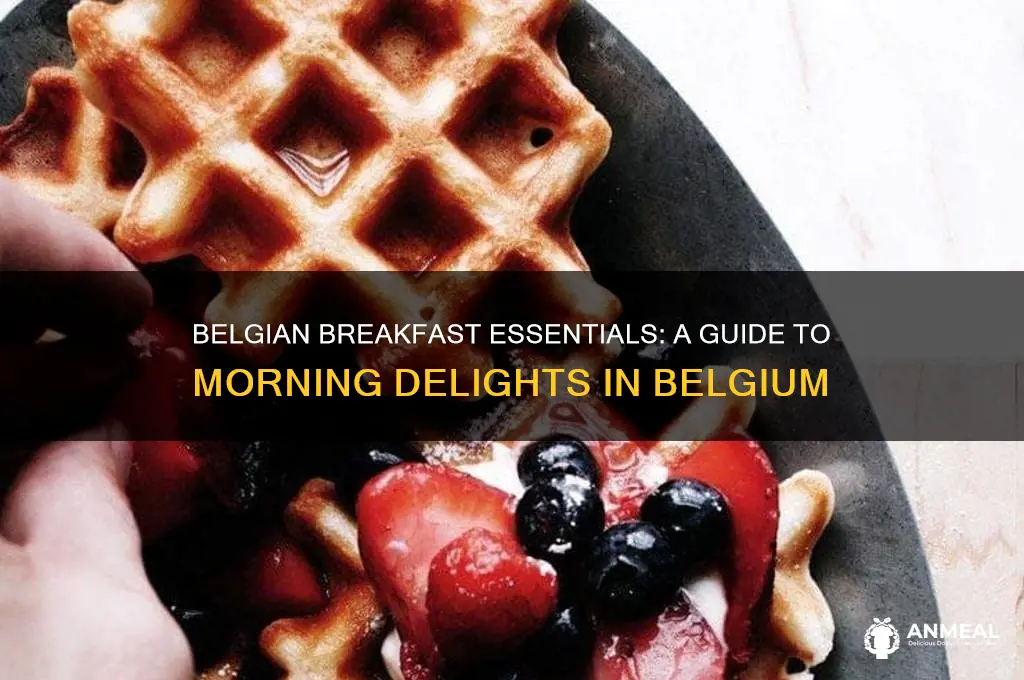what is a typical belgian breakfast