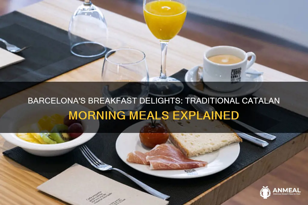 what is a typical breakfast in barcelona