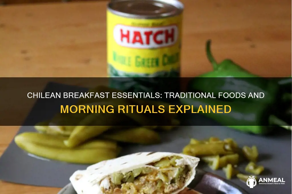 what is a typical breakfast in chile