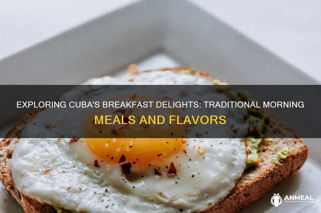 what is a typical breakfast in cuba