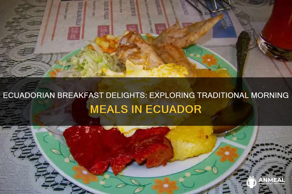 what is a typical breakfast in ecuador