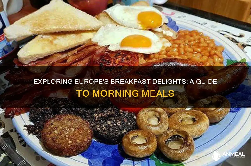 what is a typical breakfast in europe