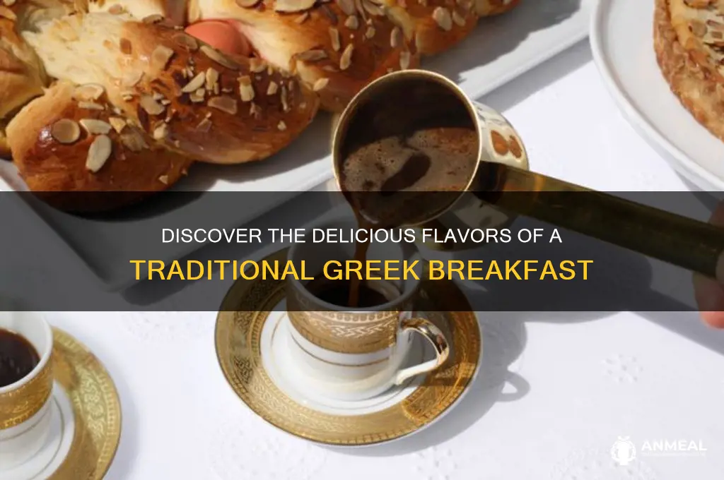 what is a typical breakfast in greece