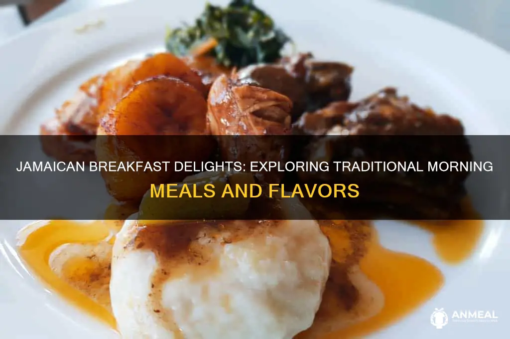what is a typical breakfast in jamaica