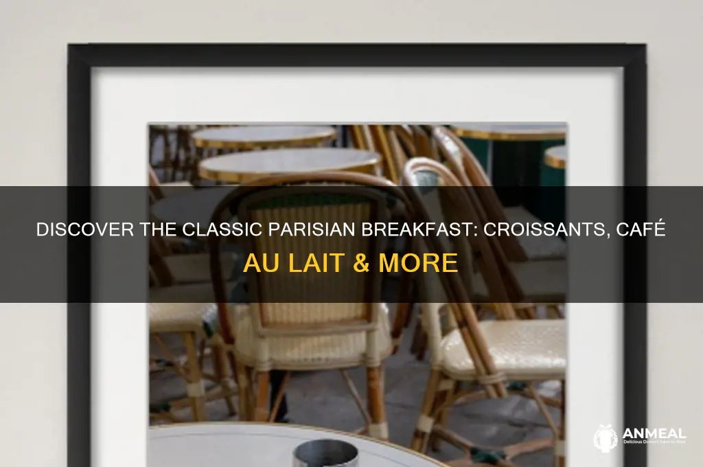 what is a typical breakfast in paris
