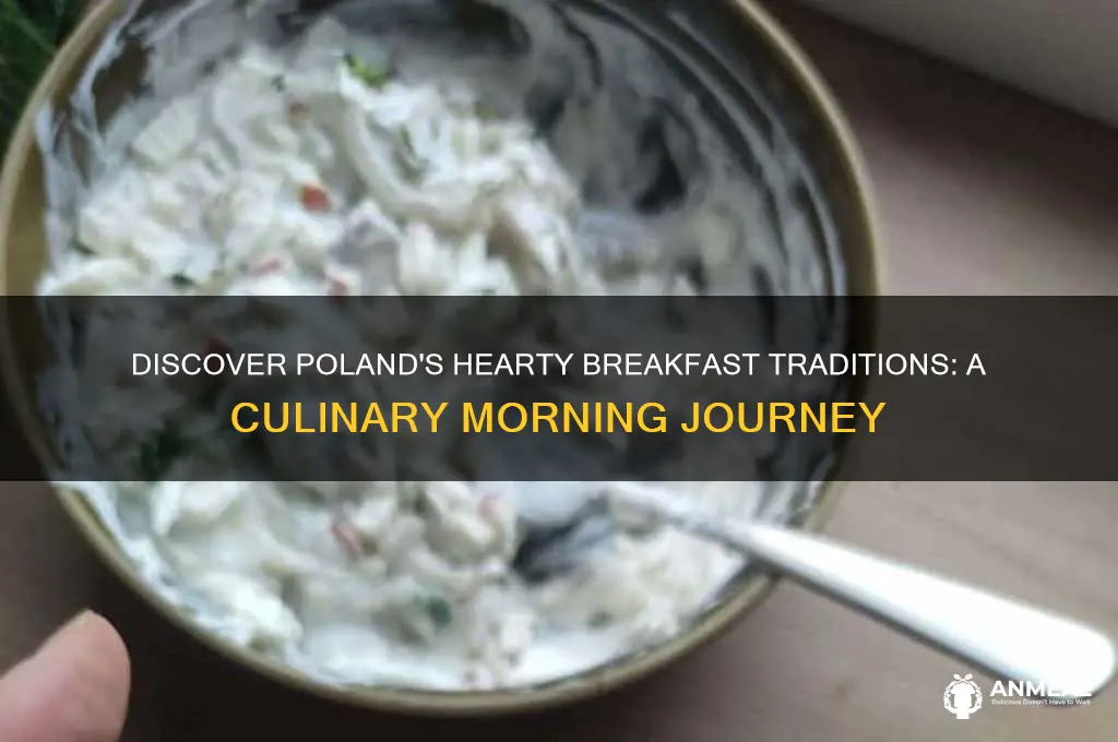 what is a typical breakfast in poland