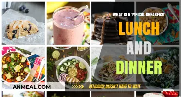 Exploring Daily Meals: Typical Breakfast, Lunch, and Dinner Ideas