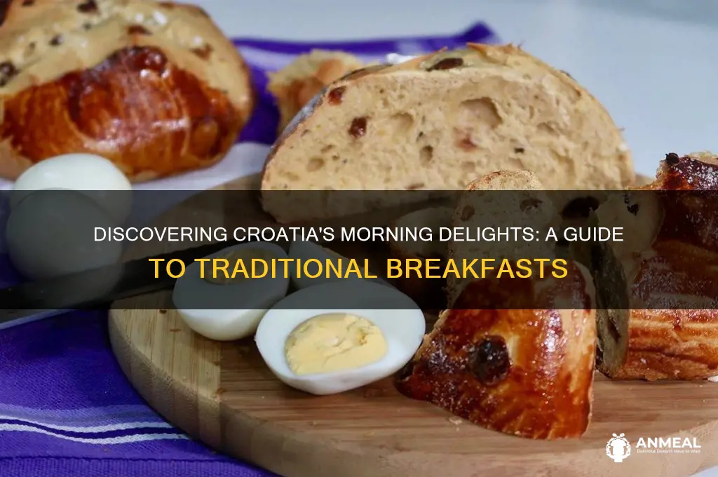 what is a typical croatian breakfast