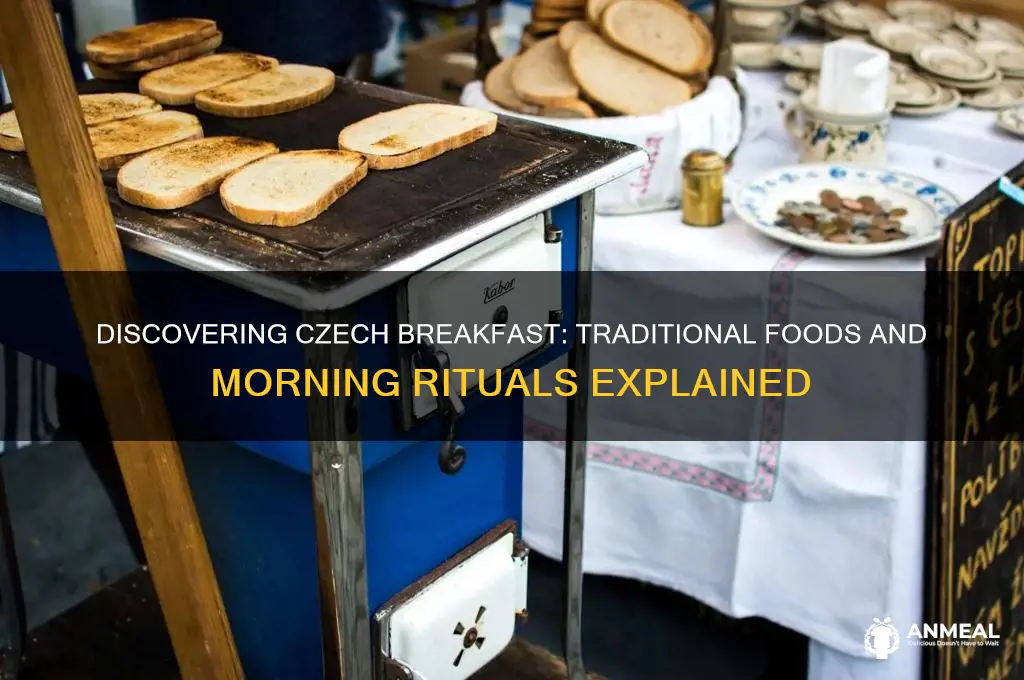 what is a typical czech breakfast