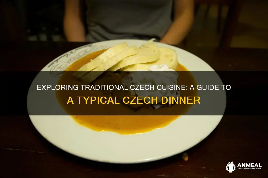 what is a typical czech dinner