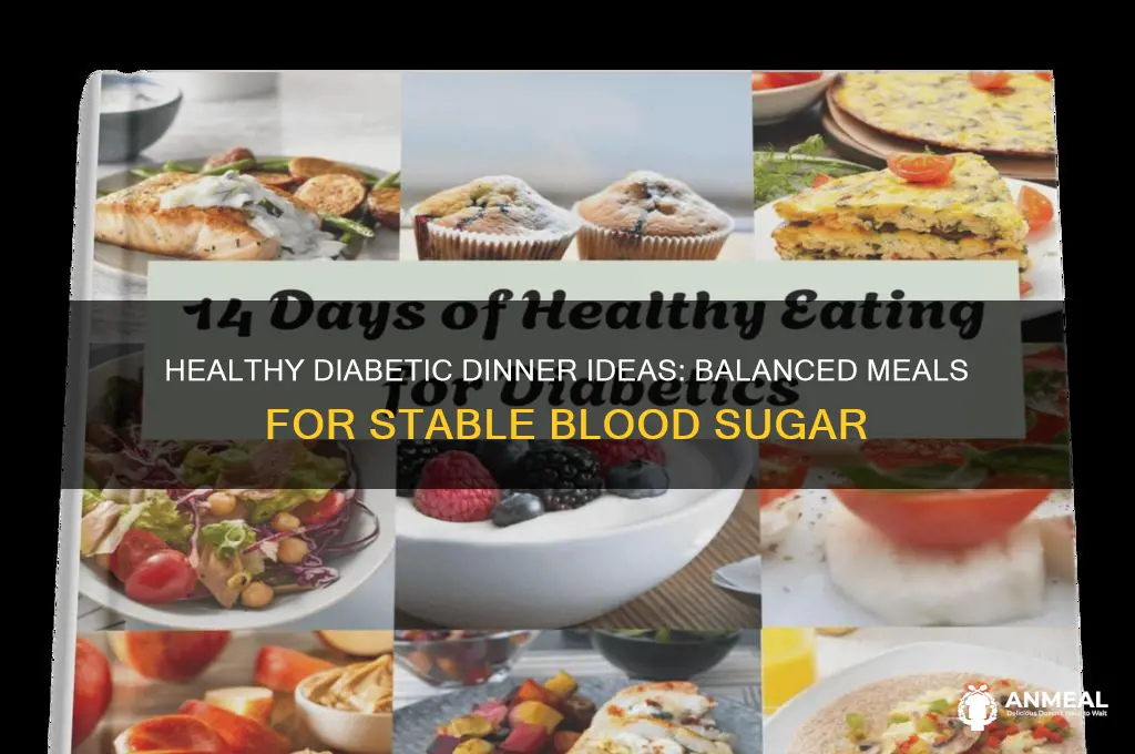 what is a typical diabetic dinner