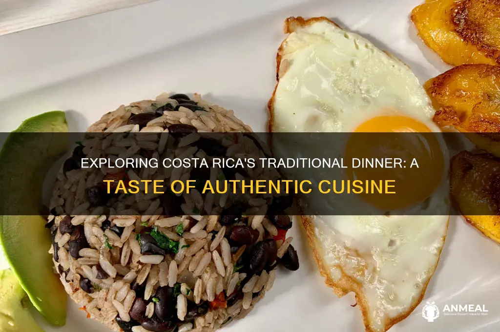 what is a typical dinner in costa rica